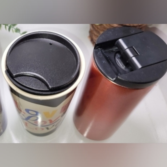 2 Starbucks Tea/Coffee Travel Mugs - Picture 2 of 3